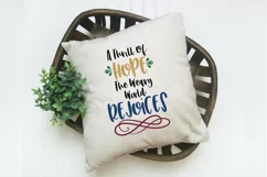 A Thrill of Hope SVG File - Christmas SVG Cut File Product Image 4