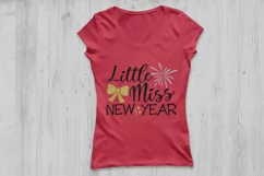 little miss new year svg, new years svg, new years eve svg. Product Image 2