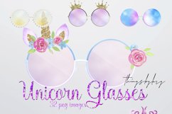 32 Summer Magical Unicorn Digital Sunglasses Overlay Images Product Image 1