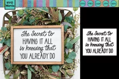 Inspirational Quote SVG File, Wood Sign Saying SVG, SVG File Product Image 1