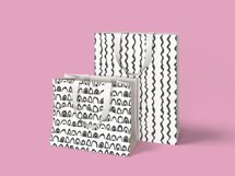Blasc and White Patterns Set Product Image 14