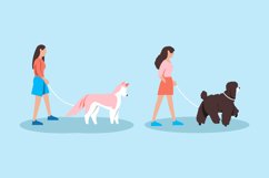 People Walking the Dog Product Image 1