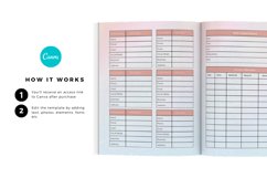 Sales Calls Planner, CUSTOMIZABLE CANVA TEMPLATE Product Image 3
