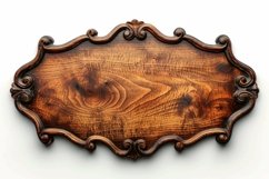Vintage Wooden Nameplate Signboard Product Image 1