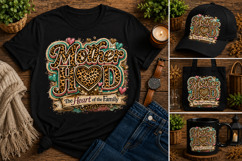 Mother Hood PNG | Leopard Heart of the Family Sublimation De Product Image 2