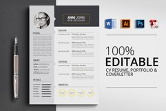 Creative Design CV Resume Word Product Image 1