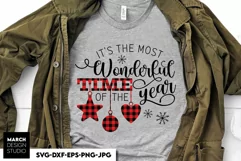 Merry Christmas svg, Wonderful Christmas svg, Xmas svg Product Image 1