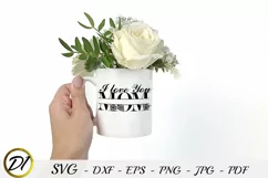 Mothers day SVG. Monogram mom SVG. Mothers day mom. Product Image 2