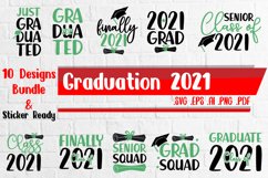 Graduation 2021 Bundle &amp; Sticker Ready | svg eps png ai pdf Product Image 1