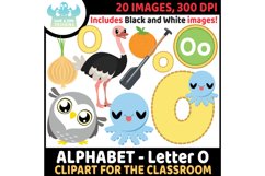 Big Alphabet Letter Clipart Bundle - Lime and Kiwi Designs Product Image 9