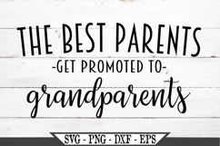 Baby Announcement Grandparents for Pregnancy SVG Design Product Image 2