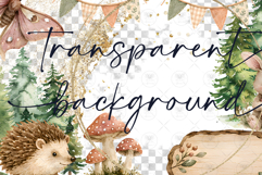 Woodland Baby Animals Clipart Product Image 2