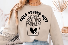 Fries Before Guys SVG PNG - Anti Valentine Funny Shirt Product Image 7