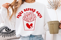 Fries Before Guys SVG PNG - Anti Valentine Funny Shirt Product Image 1