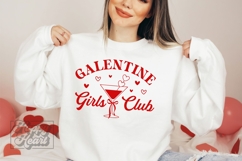 Galentine Girls Club PNG SVG - Valentine Social Club Shirt Product Image 2