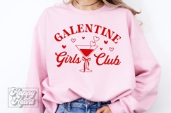 Galentine Girls Club PNG SVG - Valentine Social Club Shirt Product Image 3