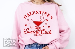 Galentines Social Club SVG PNG - Valentine Girls Club Shirt Product Image 2