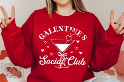 Galentines Social Club SVG PNG - Valentine Girls Club Shirt Product Image 3