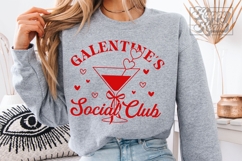 Galentines Social Club SVG PNG - Valentine Girls Club Shirt Product Image 6