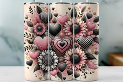 Valentine&#039;s Day Tumbler Wrap Sublimation Design Product Image 1