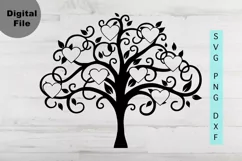 Family Tree 8 members svg/png/dxf file Family reunion svg Product Image 2