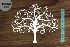Family Tree 8 members svg/png/dxf file Family reunion svg Product Image 1