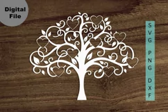 Family Tree 9members svg/png/dxf file Family reunion svg Product Image 2