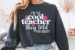Im The Cool Teacher They Told You About SVG PNG Product Image 3