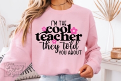 Im The Cool Teacher They Told You About SVG PNG Product Image 4