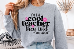 Im The Cool Teacher They Told You About SVG PNG Product Image 6