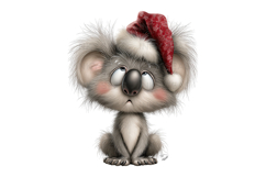 Funny Christmas Koala PNG Bundle Product Image 3