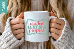 Created with a Purpose Svg, Funny Sarcastic Svg Product Image 3