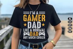 Cool Dad Gaming Svg Design Product Image 2