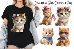 Cute 4th of July Clipart Png Product Image 1