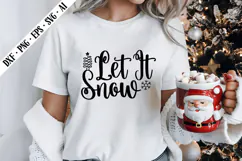Let It Snow Svg, Christmas Svg Designs Product Image 2