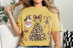 Coquette Santa Sublimation PNG Designs Product Image 2