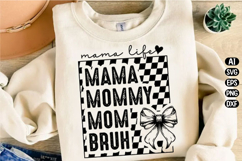 Retro Mama Bruh Svg Design Product Image 3