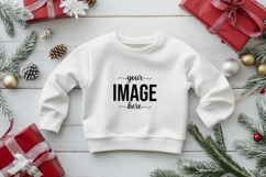 Christmas Sweatshirt Mockup, Christmas Baby Mockups Product Image 1