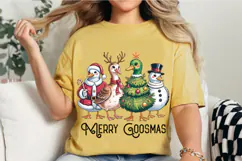 Funny Christmas Merry Goosmas PNG Designs Product Image 2