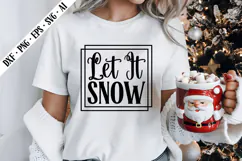 Let It Snow Svg, Christmas Svg Designs Product Image 2