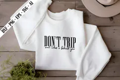 Don't Trip Over What's Behind You Svg, Motivation Svg Design Product Image 2