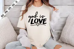 god is love Svg, Motivation Svg Designs Product Image 2