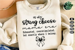 String Cheese Mama Era Svg Design Product Image 3