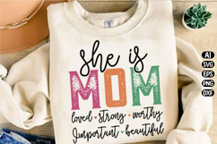 Mother's Day Tee Svg Design Product Image 3