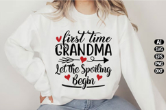 First Time Grandma Svg Design Product Image 2