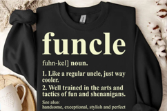 Funcle Definition fathers day Svg Design Product Image 1