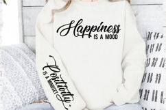 Happiness is Mood Positivity is Mindset Svg Design Product Image 2