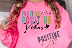 Positive Affirmations Life Mind Vibes Svg Design Product Image 3