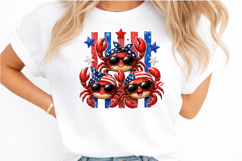 4th of July Crabs Png Product Image 2