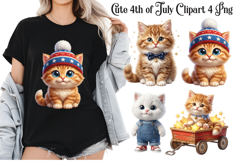 Cute 4th of July Clipart Png Product Image 1